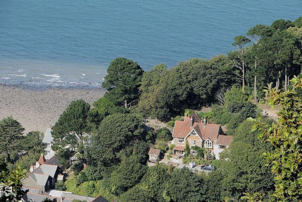 Treetop Cottage At Countisbury Lodge Линмут Экстерьер фото